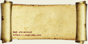 Nadja Šesto vizit kartica